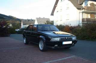 Alfa 75 Turbo, Bj.86, Ronal 7x15, Eibach Tieferlegungsfedern, Koni Gelb Dmpfer, Offener Luftfilter