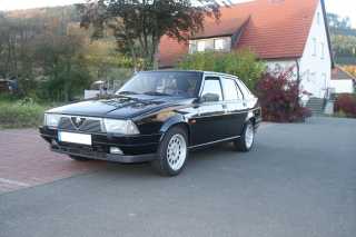 Alfa 75 Turbo, Bj.86, Ronal 7x15, Eibach Tieferlegungsfedern, Koni Gelb Dmpfer, Offener Luftfilter